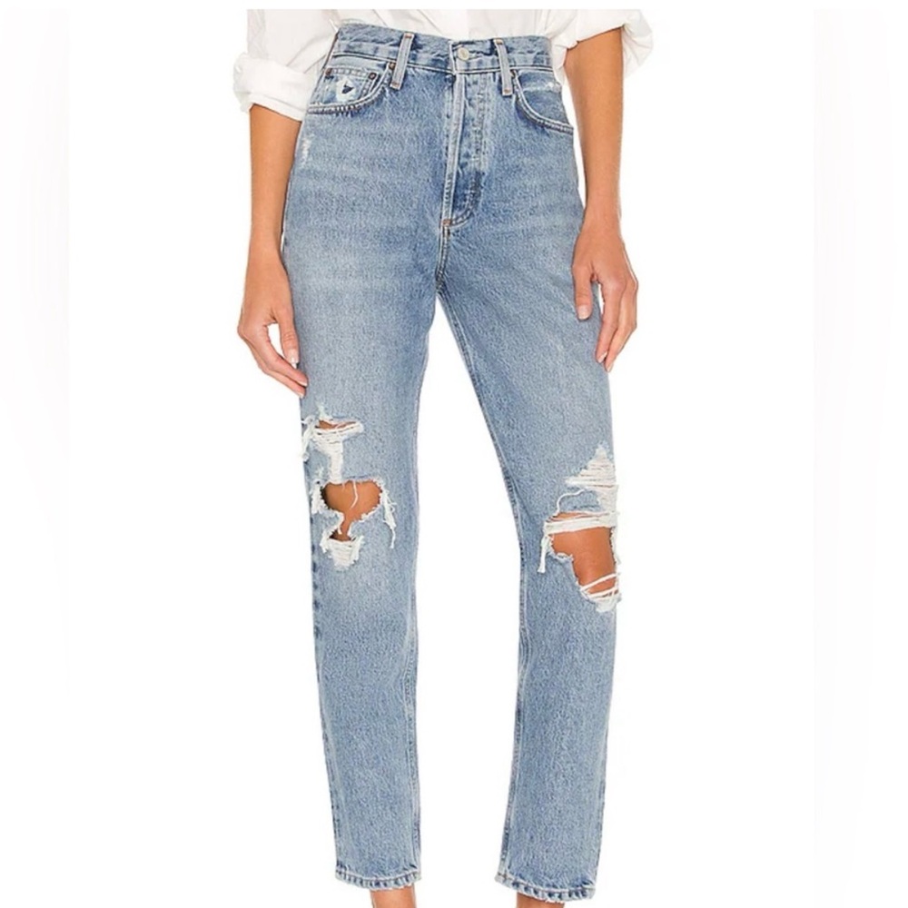 AGOLDE Fen High-Rise Relaxed Taper Jean In Wander